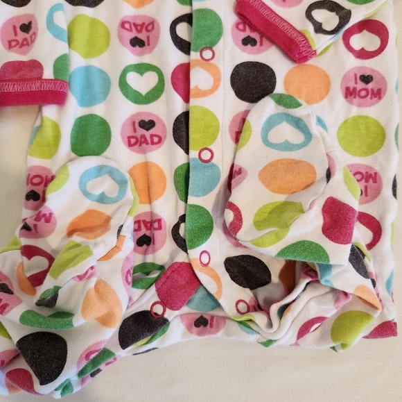 Circo 9Month Colorful Polka Dot Footed Sleep N Play Outfit - Picture 6 of 6
